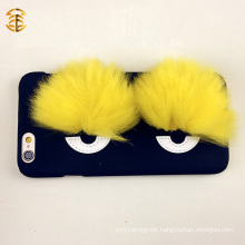 Elegant Fox Fur Eyes Phone Covers for Apple Iphones